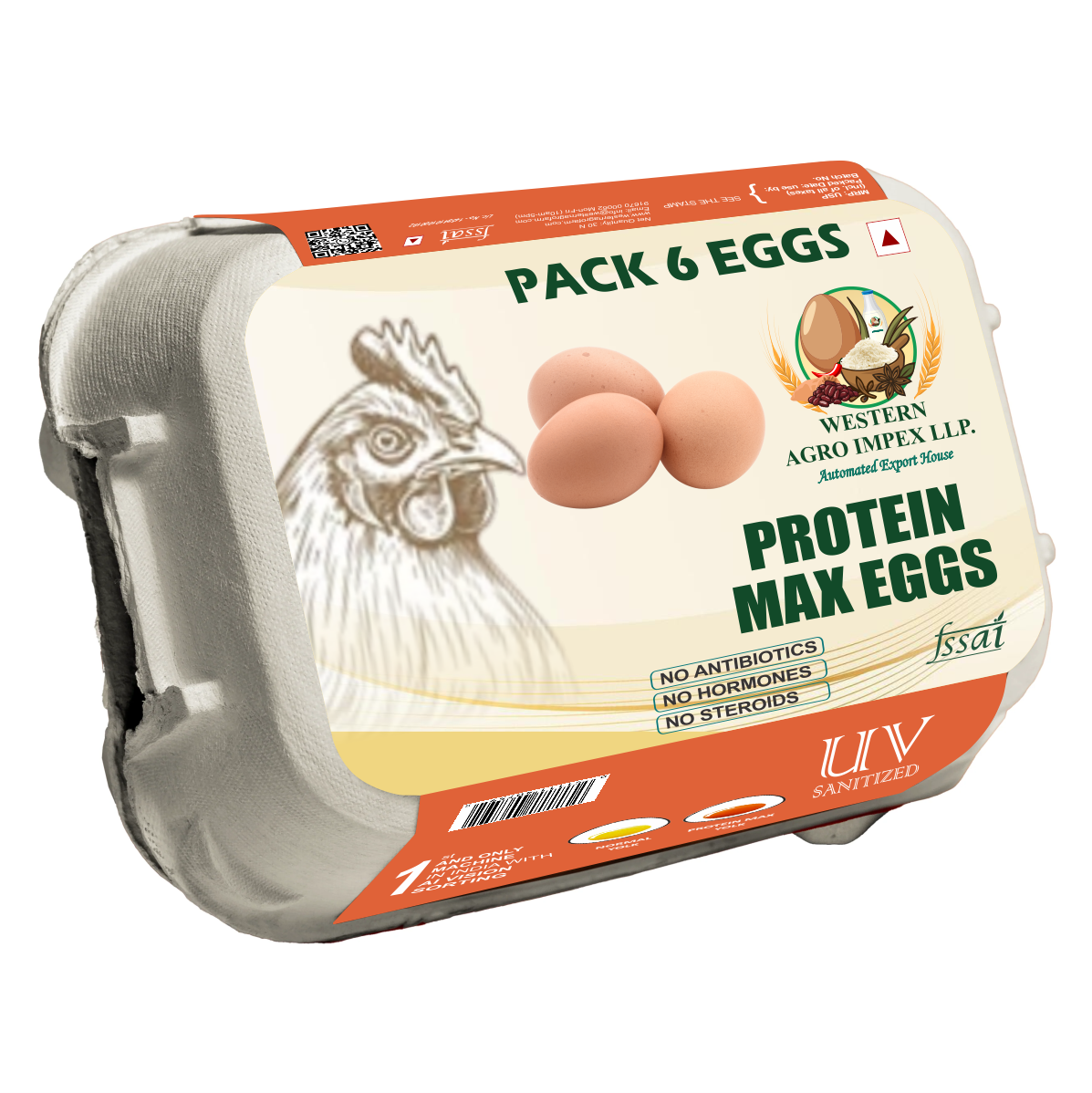 3 Tray of 6 Protein Max Eggs